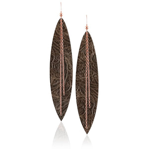 Sierra Linked Leather Earrings ©