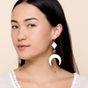 Aurora Earrings in Blanc