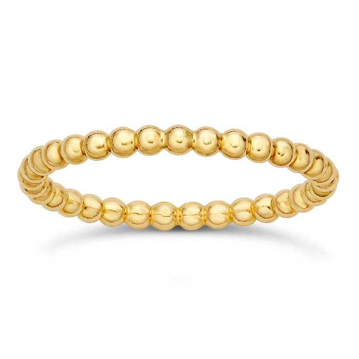 Gold Bead Ring