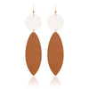 Surf Bauble Leather Earrings